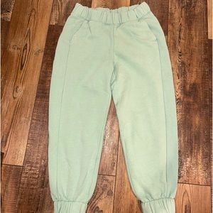 LIGHT mint green sweat pants! Great condition